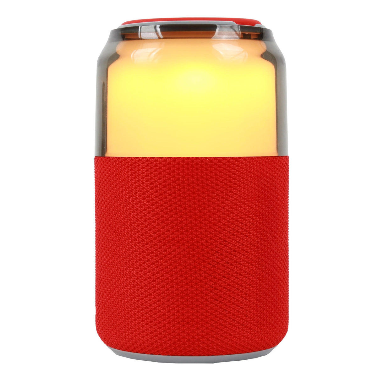 SuperSonic SobaBoom Multi-Color Glowing Speaker in Red with LED Lights
