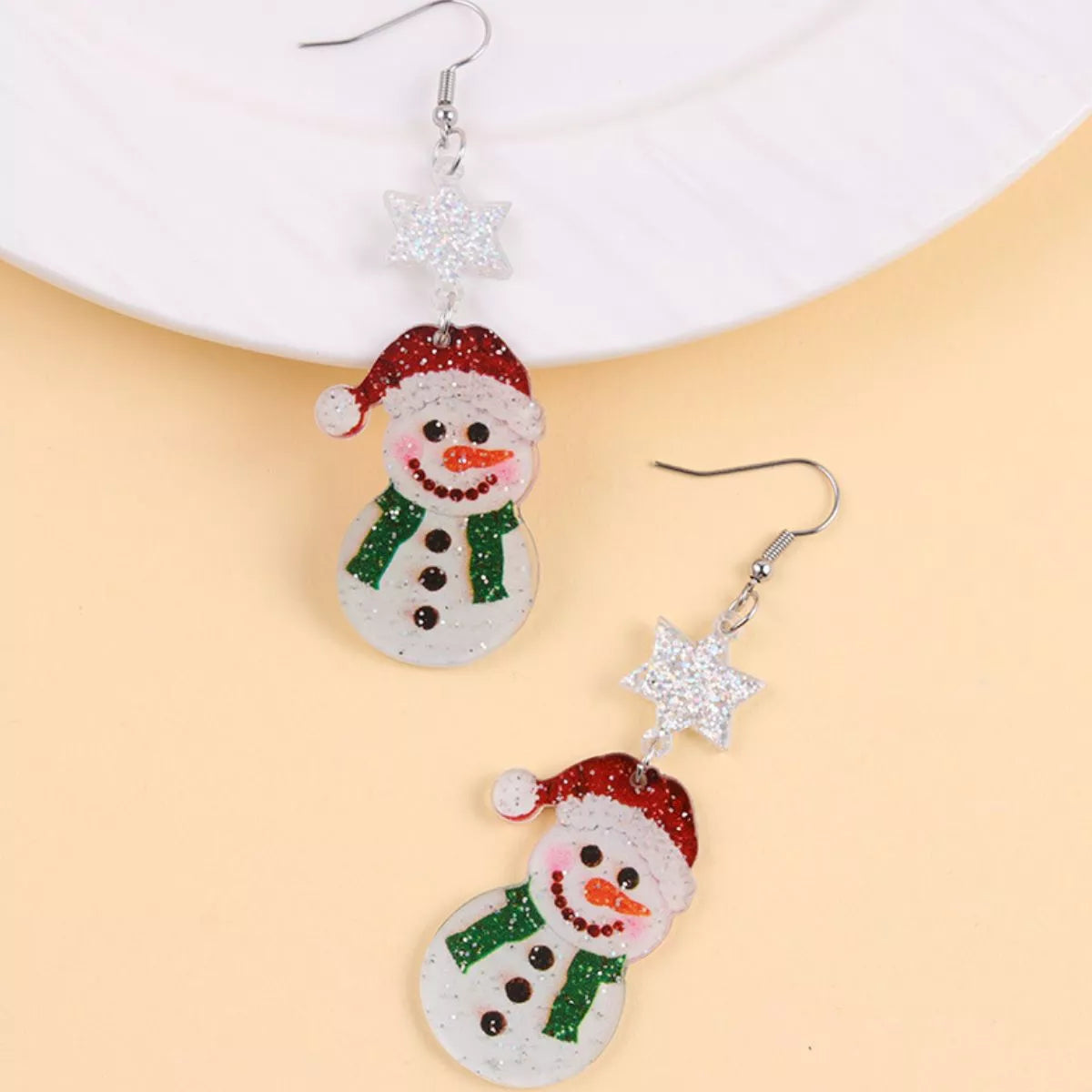 Christmas Theme Drop Earrings-2