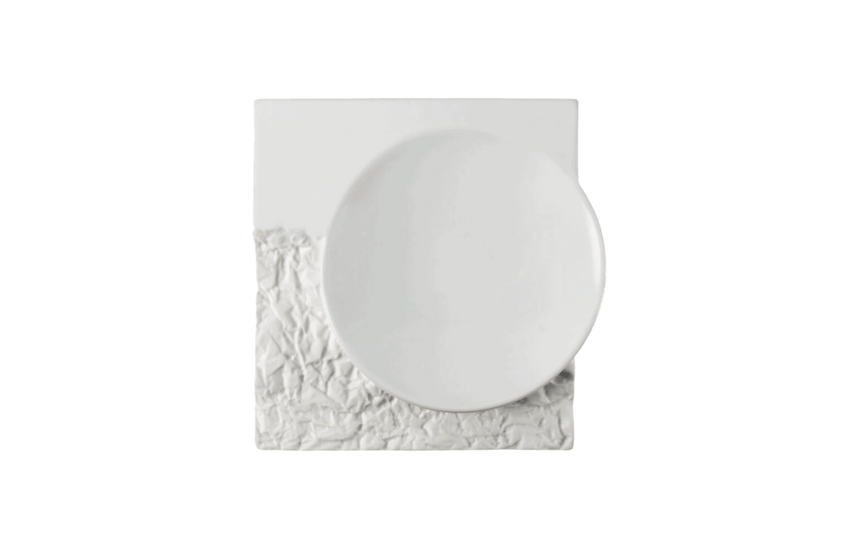 Corby Hall Terra Square Plate Small 067 0030 7 7/8 in (20 cm)