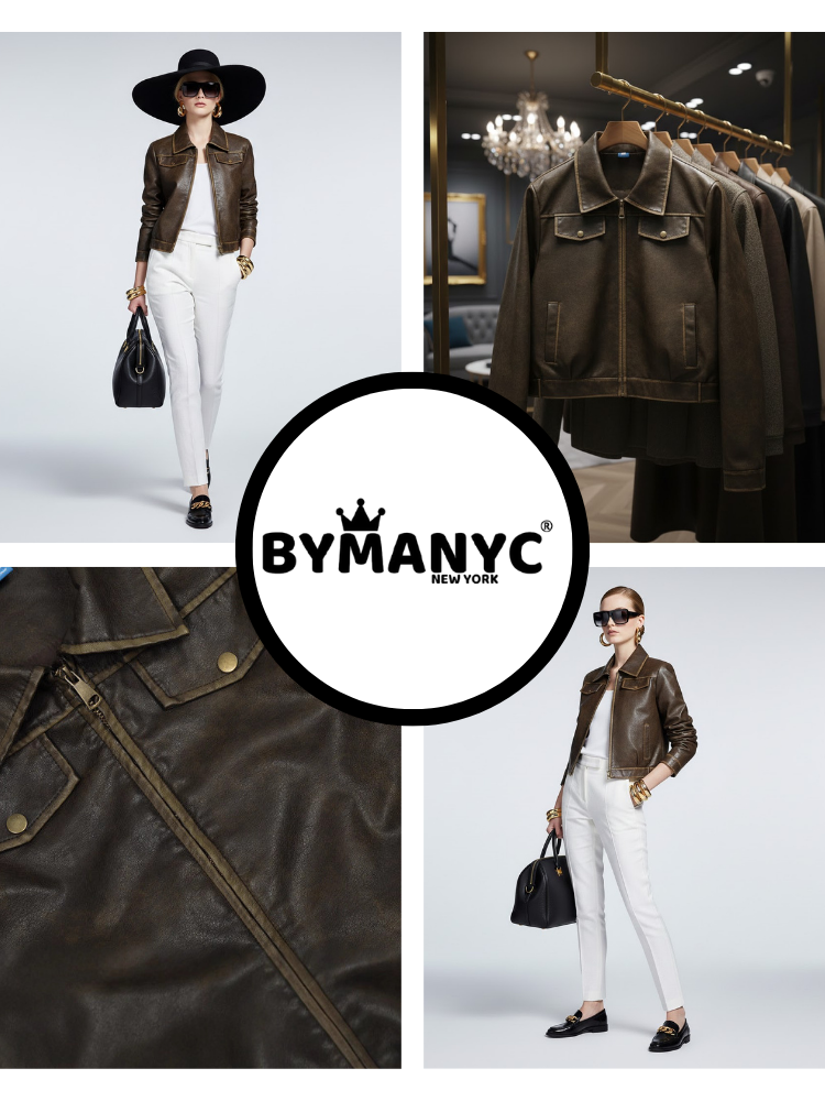 Women's Eco Jacket LITTLE ITALY NY CITY Collection BYMANYC ® New York-2
