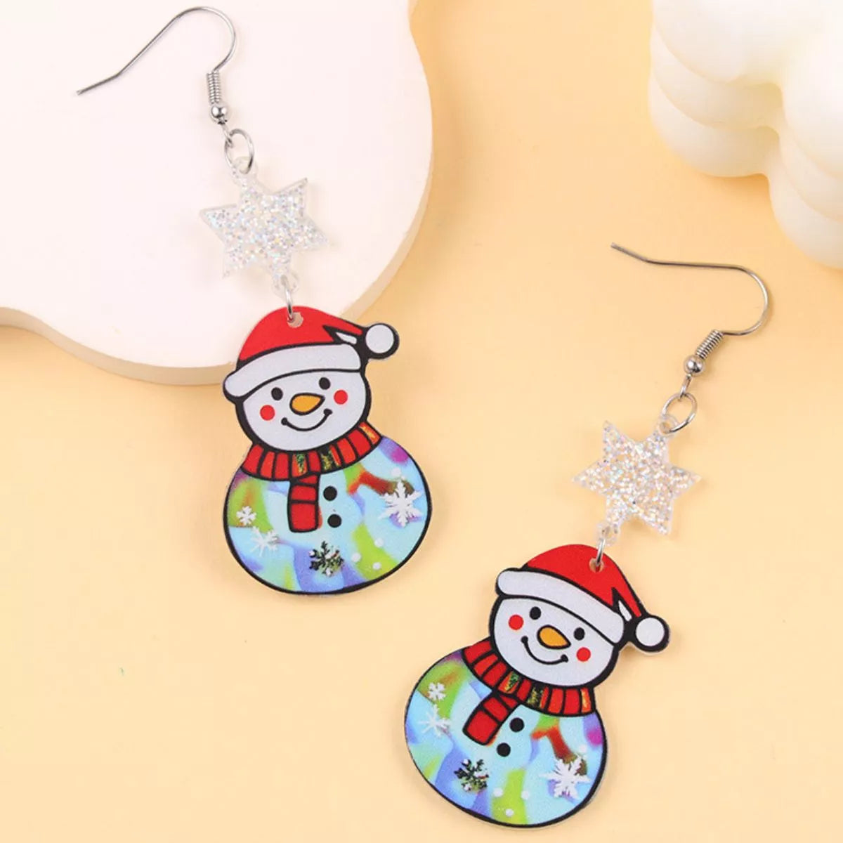 Christmas Theme Drop Earrings-3